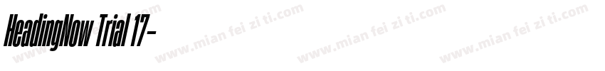 HeadingNow Trial 17字体转换